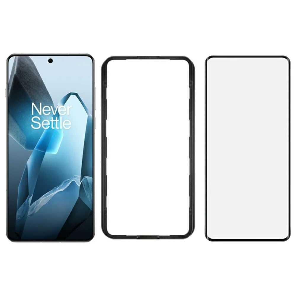 IMAK For OnePlus 13 Screen Protector Full Glue 3D Curved Tempered Glass Film with Positioning Frame - 4