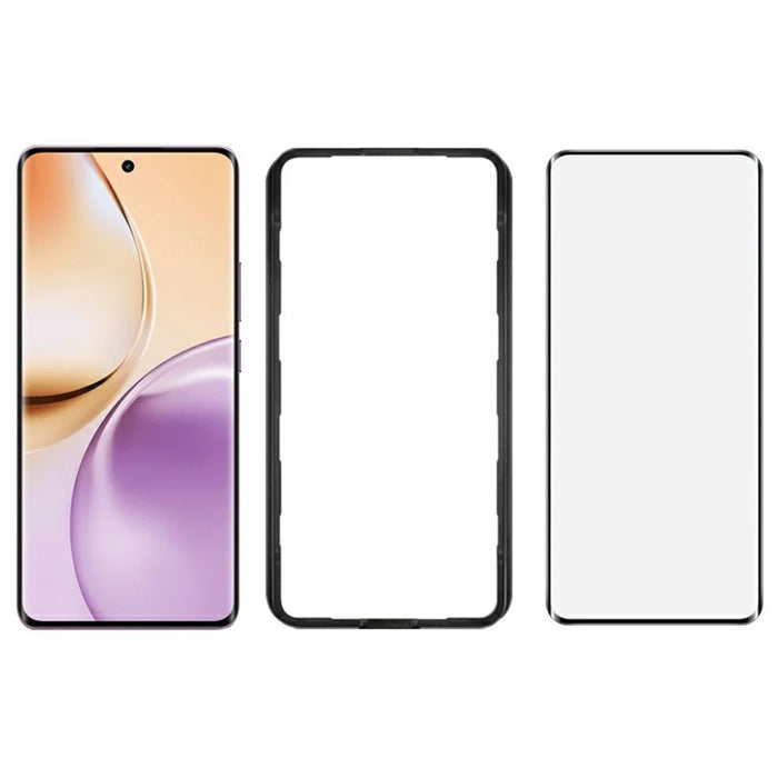 IMAK For Realme 14 Pro 5G Screen Protector Full Glue 3D Curved Tempered Glass Film with Positioning Frame - 4