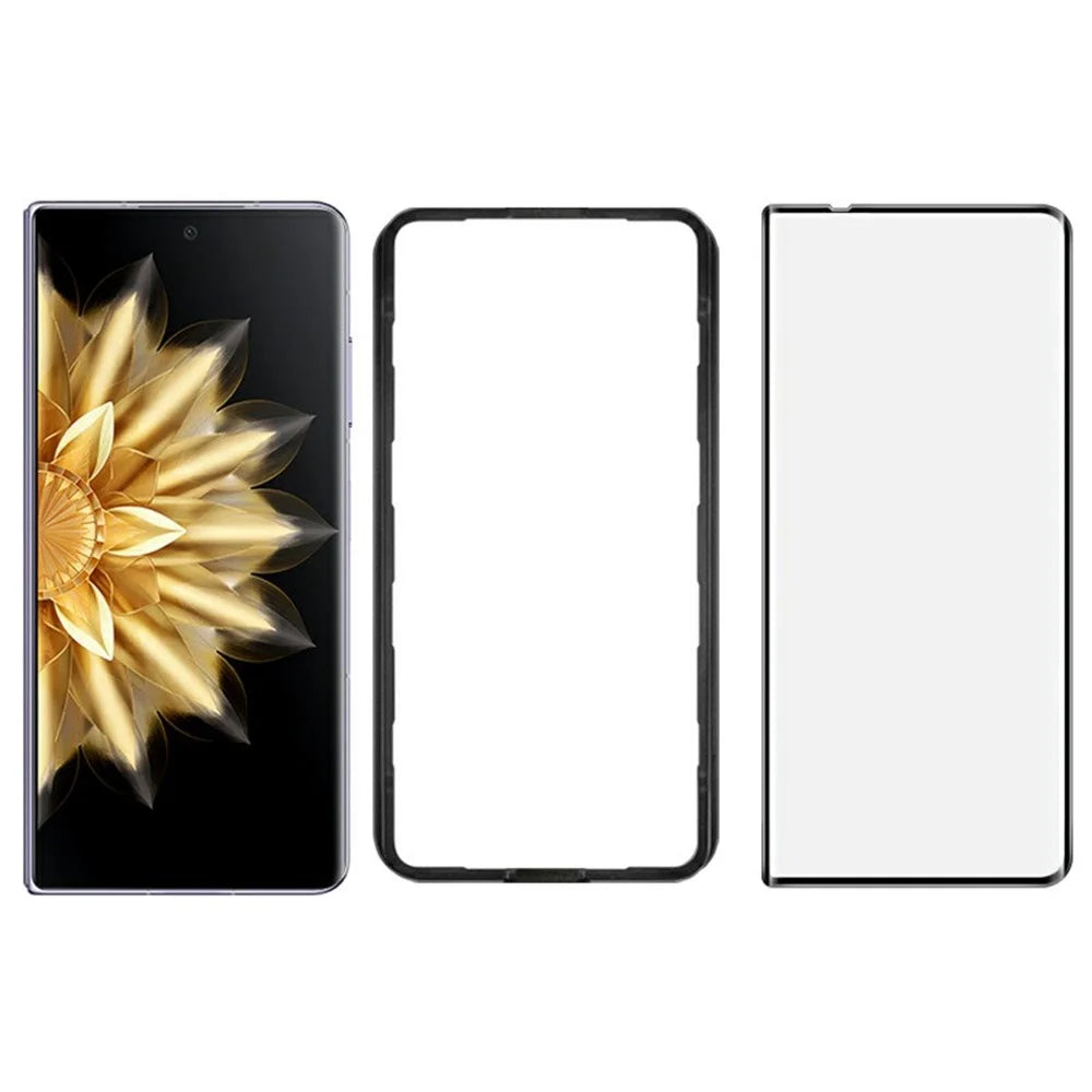 IMAK Screen Protector For Honor Magic V3 5G / Vs3 5G / V2 5G Full Glue 3D Curved Tempered Glass Film with Positioning Frame - 4