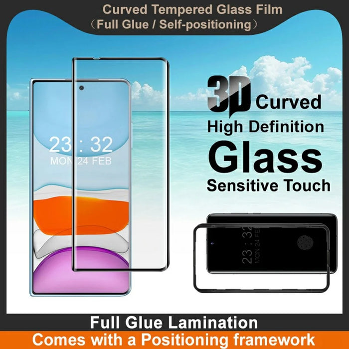 IMAK For Honor Magic Vs2 5G Screen Protector Full Glue 3D Curved Tempered Glass Film with Positioning Frame - 3