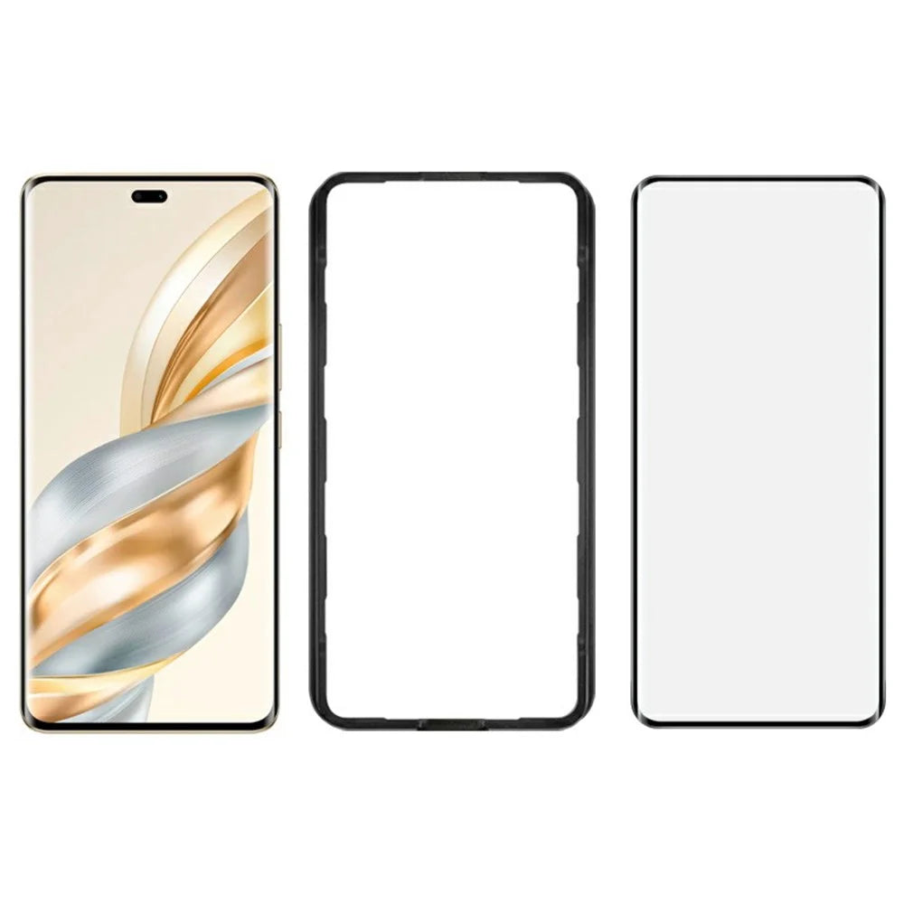 IMAK For Honor X60 Pro 5G / X9c 5G / Magic7 Lite 5G Screen Protector Full Glue 3D Curved Tempered Glass Film with Positioning Frame - 4