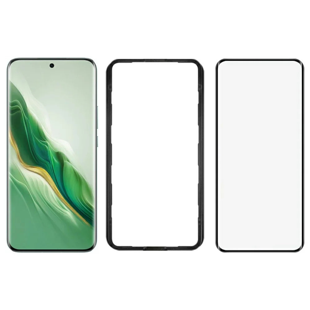 IMAK For Honor Magic6 5G Screen Protector Full Glue 3D Curved Tempered Glass Film with Positioning Frame - 4