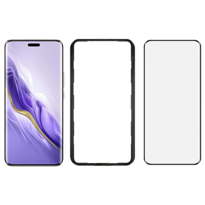 IMAK For Honor Magic6 Pro 5G Screen Protector Full Glue 3D Curved Tempered Glass Film with Positioning Frame - 4