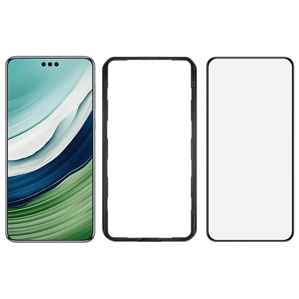 IMAK Screen Protector For Huawei Mate 60 Pro / Mate 60 Pro+ / Mate 60 RS Ultimate Full Glue 3D Curved Tempered Glass Film with Positioning Frame - 1