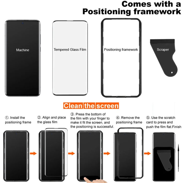 IMAK Screen Protector For Huawei Mate 60 Pro / Mate 60 Pro+ / Mate 60 RS Ultimate Full Glue 3D Curved Tempered Glass Film with Positioning Frame - 6