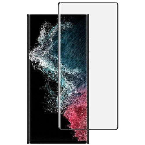 IMAK For Samsung Galaxy S22 Ultra 5G Screen Protector Full Glue 3D Curved Tempered Glass Film with Positioning Frame - 1