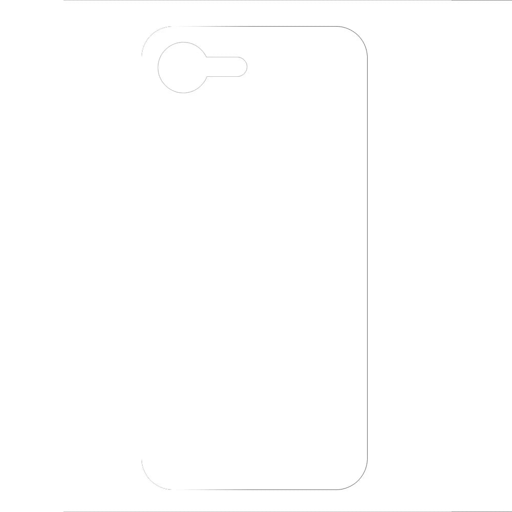 For iPhone 17e / 16e Anti-Scratch Phone Back Protector Ultra Clear PET Back Cover Film - 2