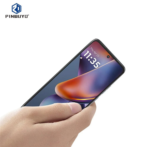 PINWUYO For Motorola Moto G (2025) 5G Tempered Glass Film  JK Series-2 9H Full Screen Protector - Black - 2