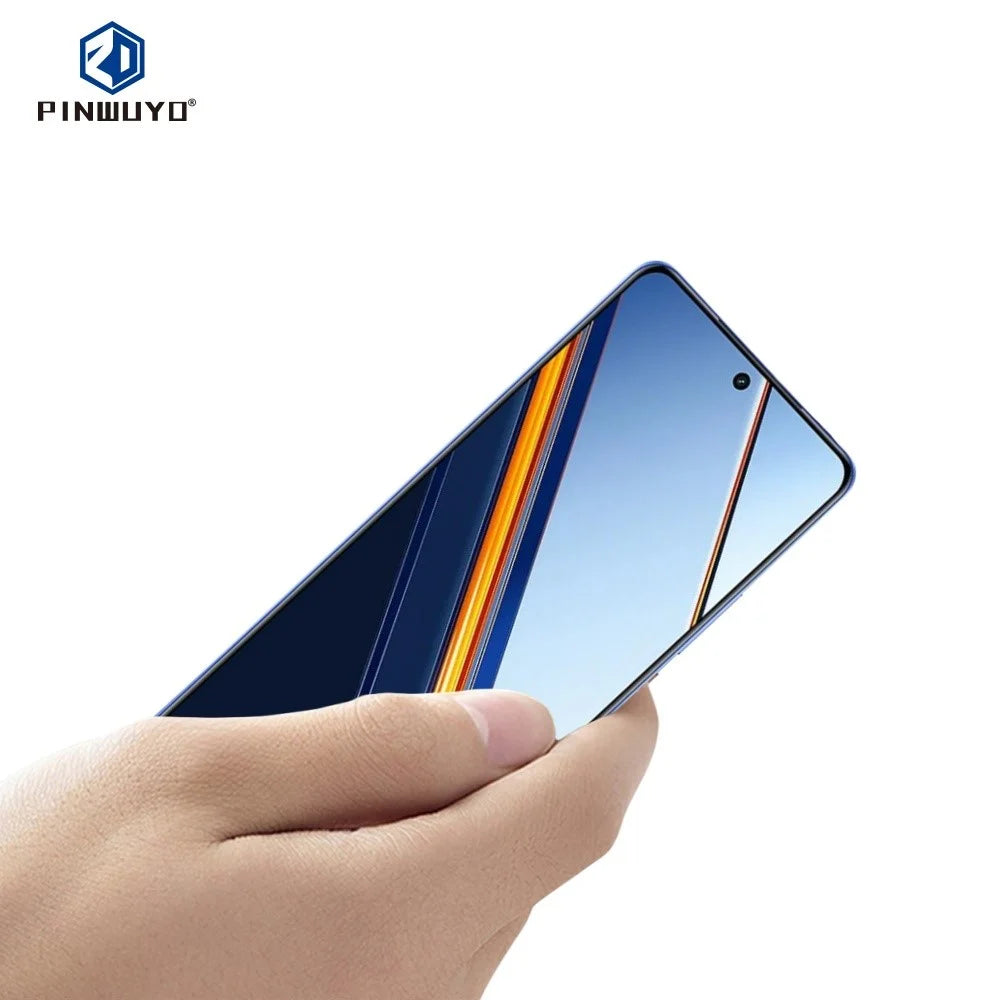 PINWUYO For Realme Neo7 SE 5G Tempered Glass Film  JK Series-2 9H Full Screen Protector - Black - 2