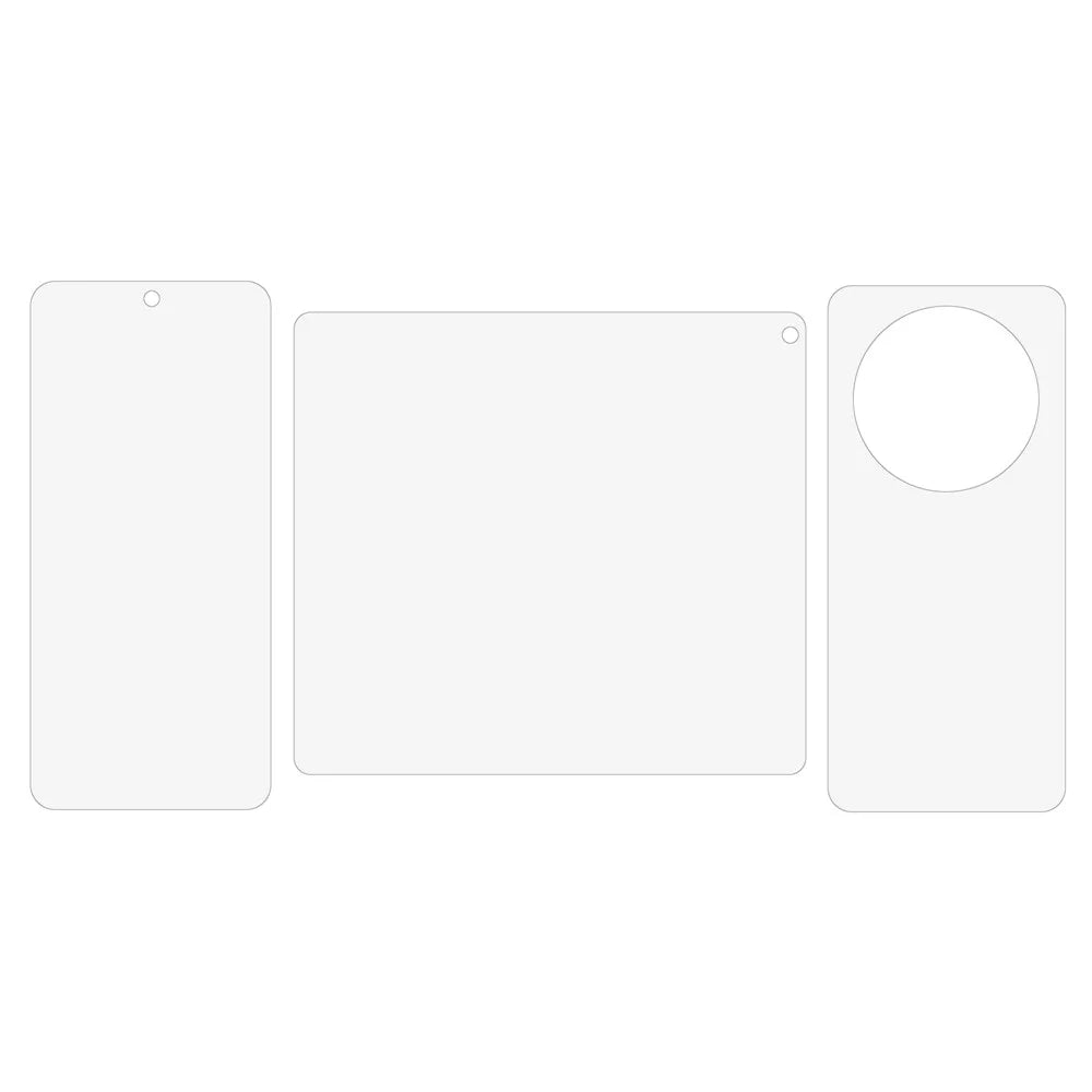 1 Set For Oppo Find N5 5G Screen Protector Inside + Front + Back Cover Clear TPU Film - 2