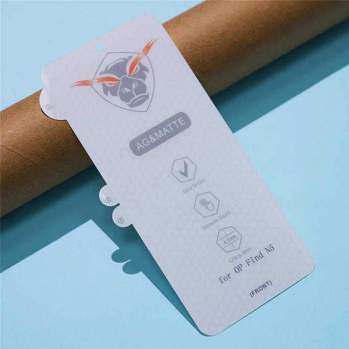 1 Set For Oppo Find N5 5G Screen Protector Inside + Front + Back Cover Matte TPU Film - 3