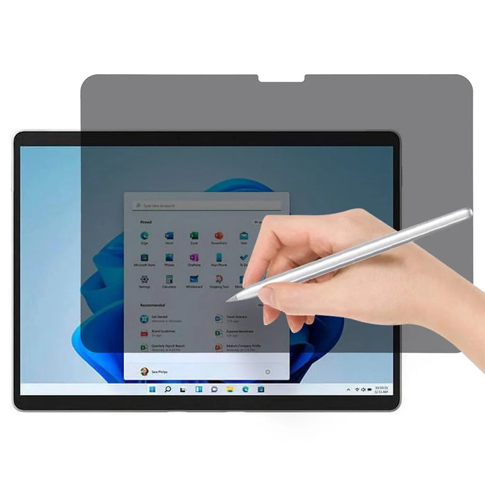 Privacy Screen Protector For Microsoft Surface Pro 11 / 10 / 9 / 8 , Anti Spy PET Paperlike Tablet Film - 1