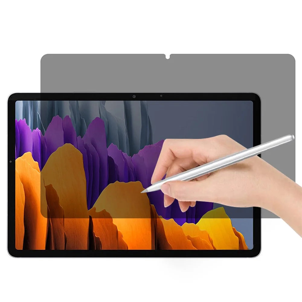 For Samsung Galaxy Tab S10 FE / Tab S7 Privacy Screen Protector Anti Spy PET Paperlike Tablet Film - 1