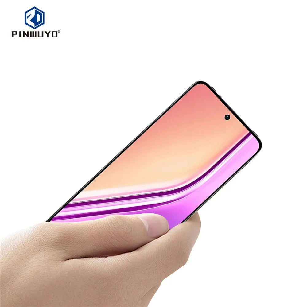 PINWUYO For Realme P3x 5G Tempered Glass Film  JK Series-2 9H Full Screen Protector - Black - 2