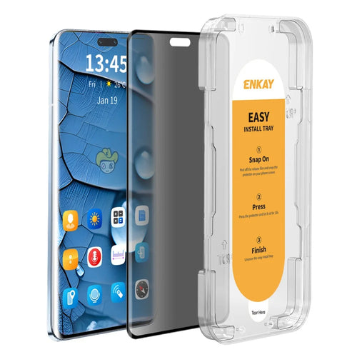 ENKAY HAT PRINCE For Huawei nova 12 Ultra 5G / 12 Pro 5G Privacy Screen Protector 3D Curved Screen Film with Installation Tool - 1