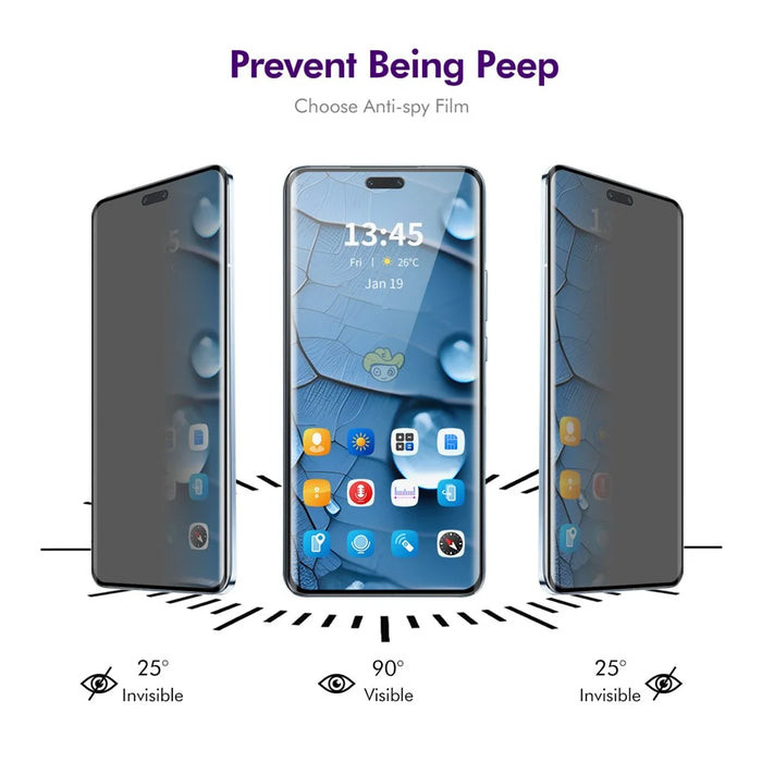 ENKAY HAT PRINCE For Honor Magic6 Pro 5G Privacy Screen Protector 3D Curved Screen Film with Installation Tool - 4