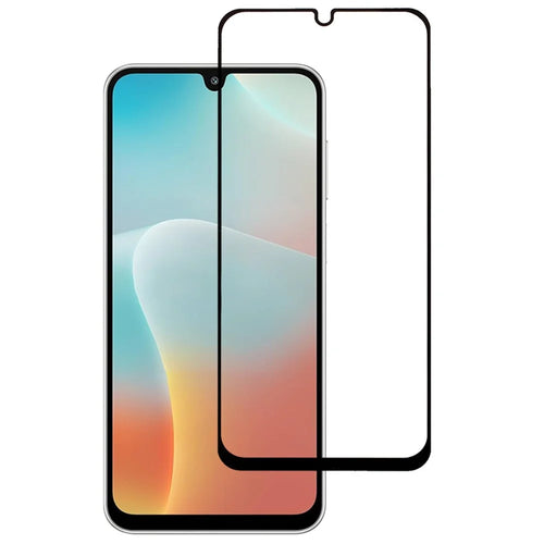 For Samsung Galaxy M16 5G / F16 5G Tempered Glass Electroplating Anti-Fingerprint Silk Printing Full Glue Screen Protector - 1