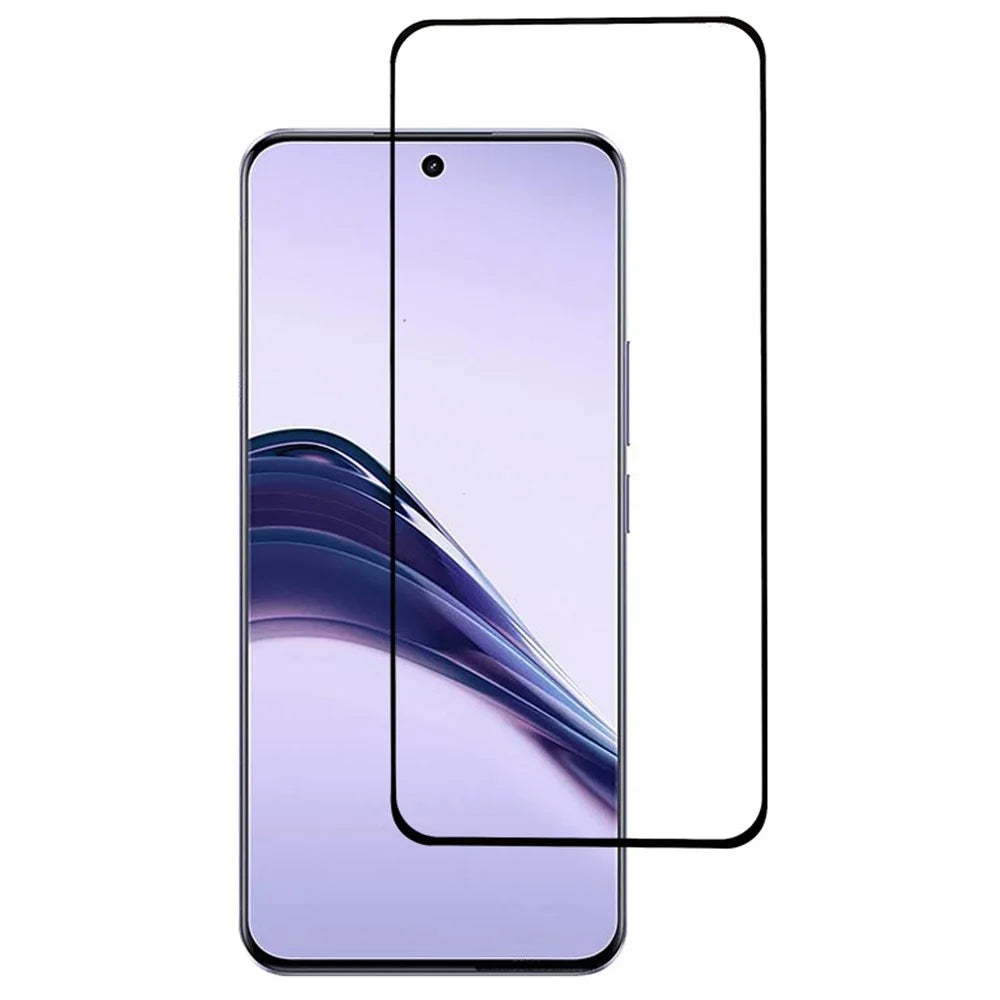 For Realme 14 Pro Lite 5G Screen Protector Silk Printing Full Cover Full Glue Curved Tempered Glass Film - 1