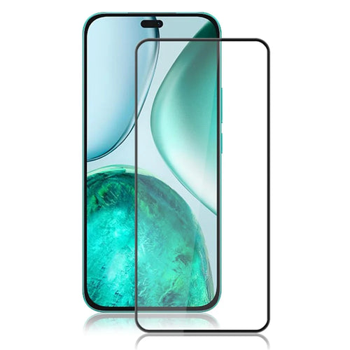AMORUS For Honor X8c 4G / X8b 4G Screen Protector Anti-Shatter Tempered Glass Film - Black - 1
