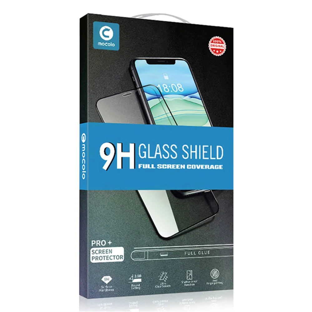 MOCOLO For Oppo Find N5 5G Screen Protector Anti-Shatter Silk Printing Tempered Glass Film - Black - 7