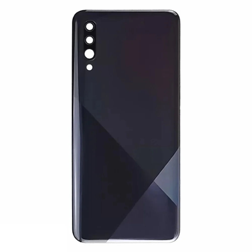 For Samsung Galaxy A30s A307 Battery Housing with Camera Lens Cover (Without Logo) - Black - 1