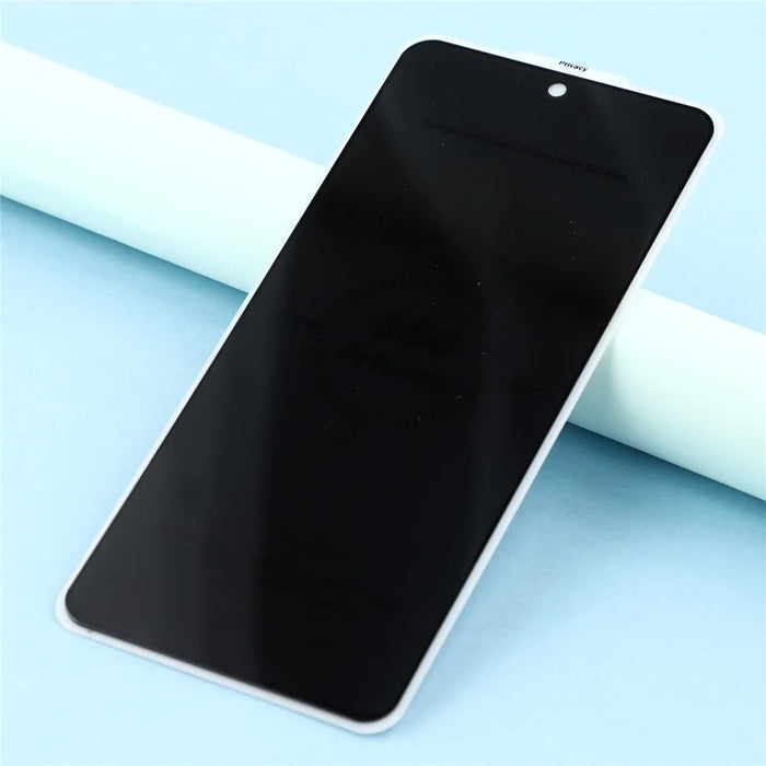 For Google Pixel 9a Privacy Screen Protector Silk Printing Anti Spy Tempered Glass Film - 3