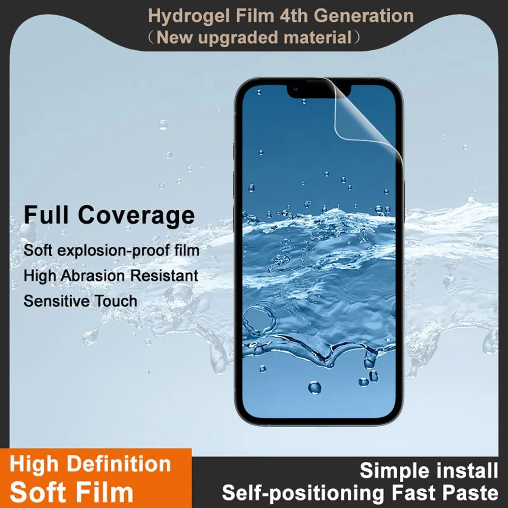 IMAK Hydrogel Film 4th Gen for iPhone 17e / 16e Full Screen Protector Ultra Clear Soft TPU Film - 5