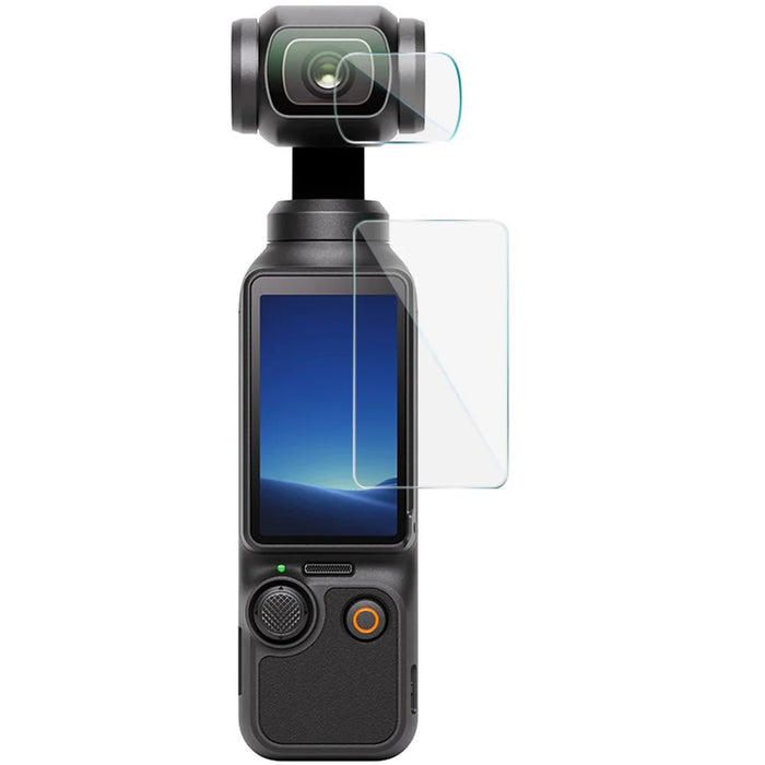 IMAK For DJI Osmo Pocket 3 Tempered Glass Screen Protector + Lens Film Set with Self Positioning Frame - 2