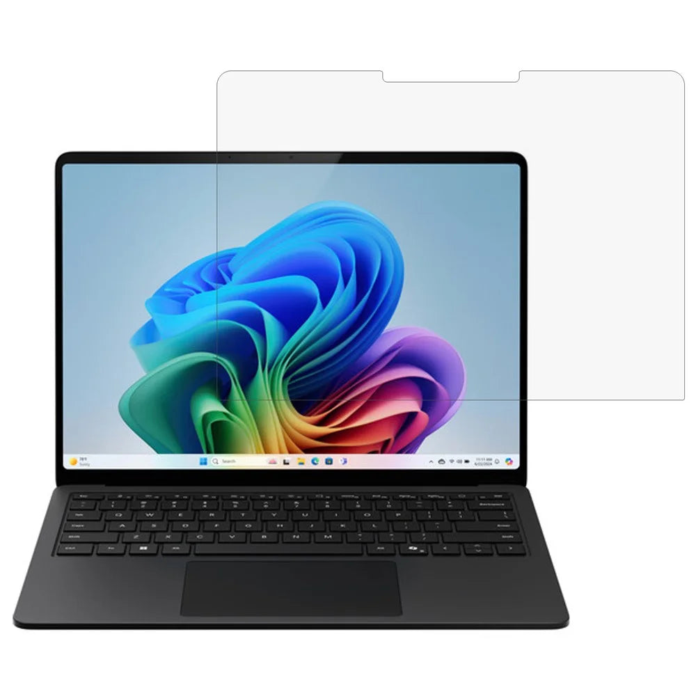 For Microsoft Surface Laptop 7 15 inch Full Screen Protector Straight Edge HD Clear Tempered Glass Tablet Film - 1