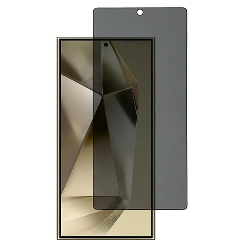 For Samsung Galaxy S24 Ultra Privacy Screen Protector Silk Printing Anti Spy Tempered Glass Film - 1