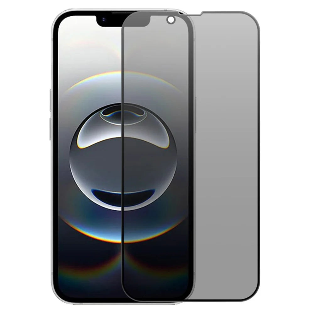 RURIHAI For iPhone 17e / 16e Anti-Spy Full Screen Protector High Aluminum-Silicon Glass - 1