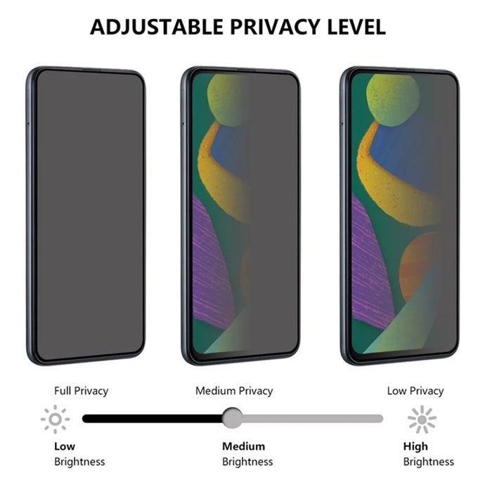 RURIHAI For iPhone 17e / 16e Anti-Spy Full Screen Protector High Aluminum-Silicon Glass - 4