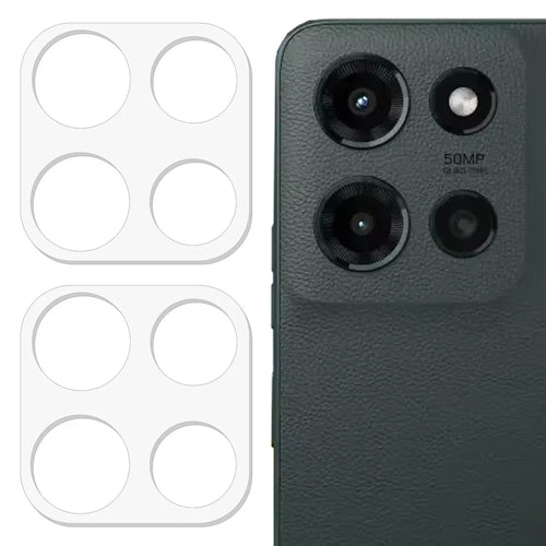2Pcs For Motorola Moto G Stylus 5G (2025) / Edge 60 Stylus 5G Camera Lens Protector 3D Arc Edge Anti-Scratch Tempered Glass Lens Film - 1