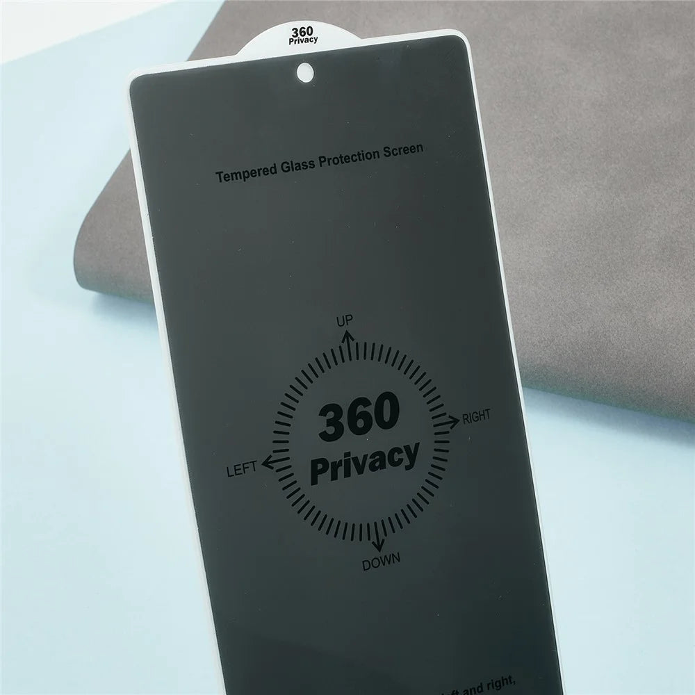 For Samsung Galaxy S25 Ultra Privacy Screen Protector 360° Anti Spy Ultra Thin PET Film (Fingerprint Unlock) - 5