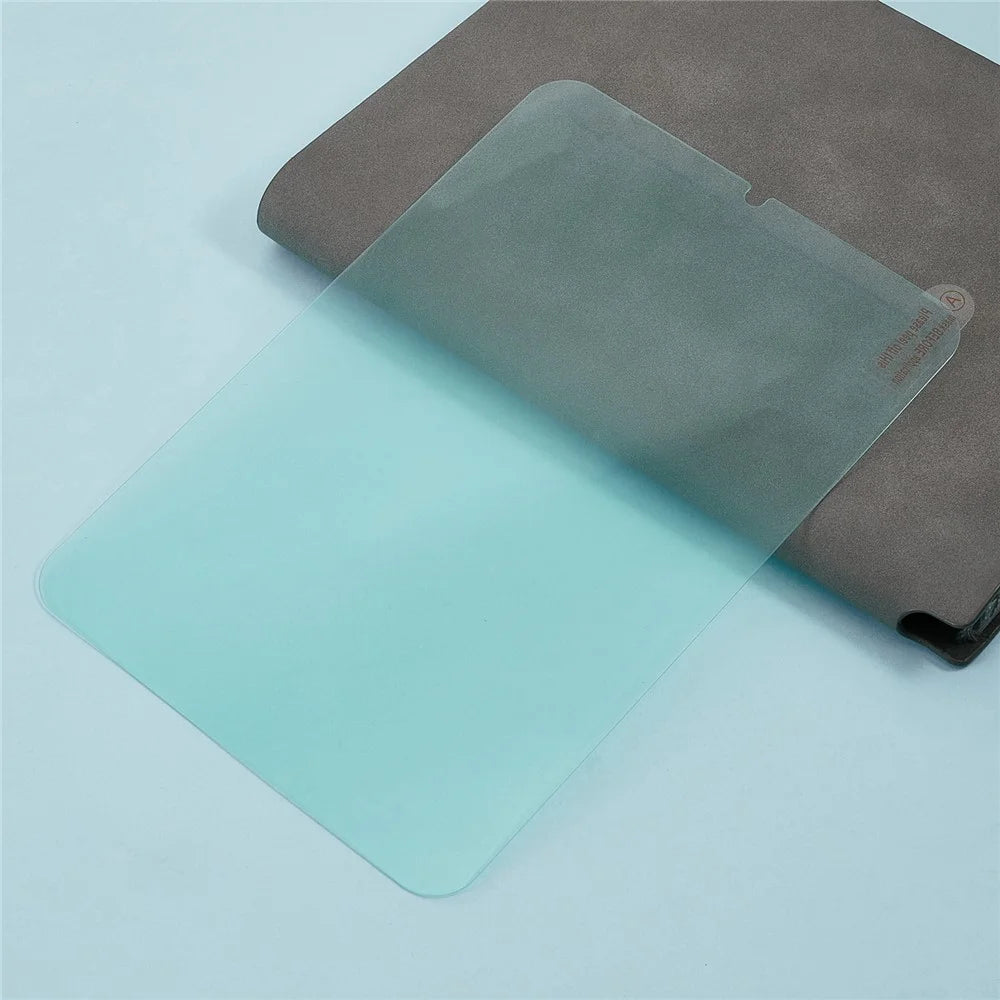 For iPad mini (2024)  /  (2021) Screen Protector Anti-Green-Ray Eye Protection 0.3mm Arc Edge Tempered Glass Tablet Film - 4