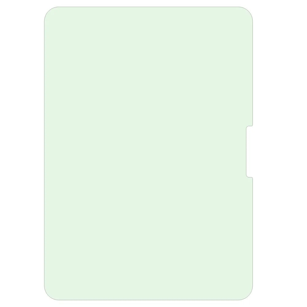 For iPad (2025)  /  10.9 (2022) Screen Protector Anti-Green-Ray Eye Protection 0.3mm Arc Edge Tempered Glass Tablet Film - 2
