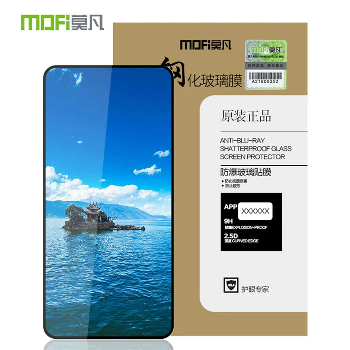 MOFI For Google Pixel 9a Screen Protector  9H Full Glue Full Coverage High Aluminum-Silicon Glass Film - Black - 3