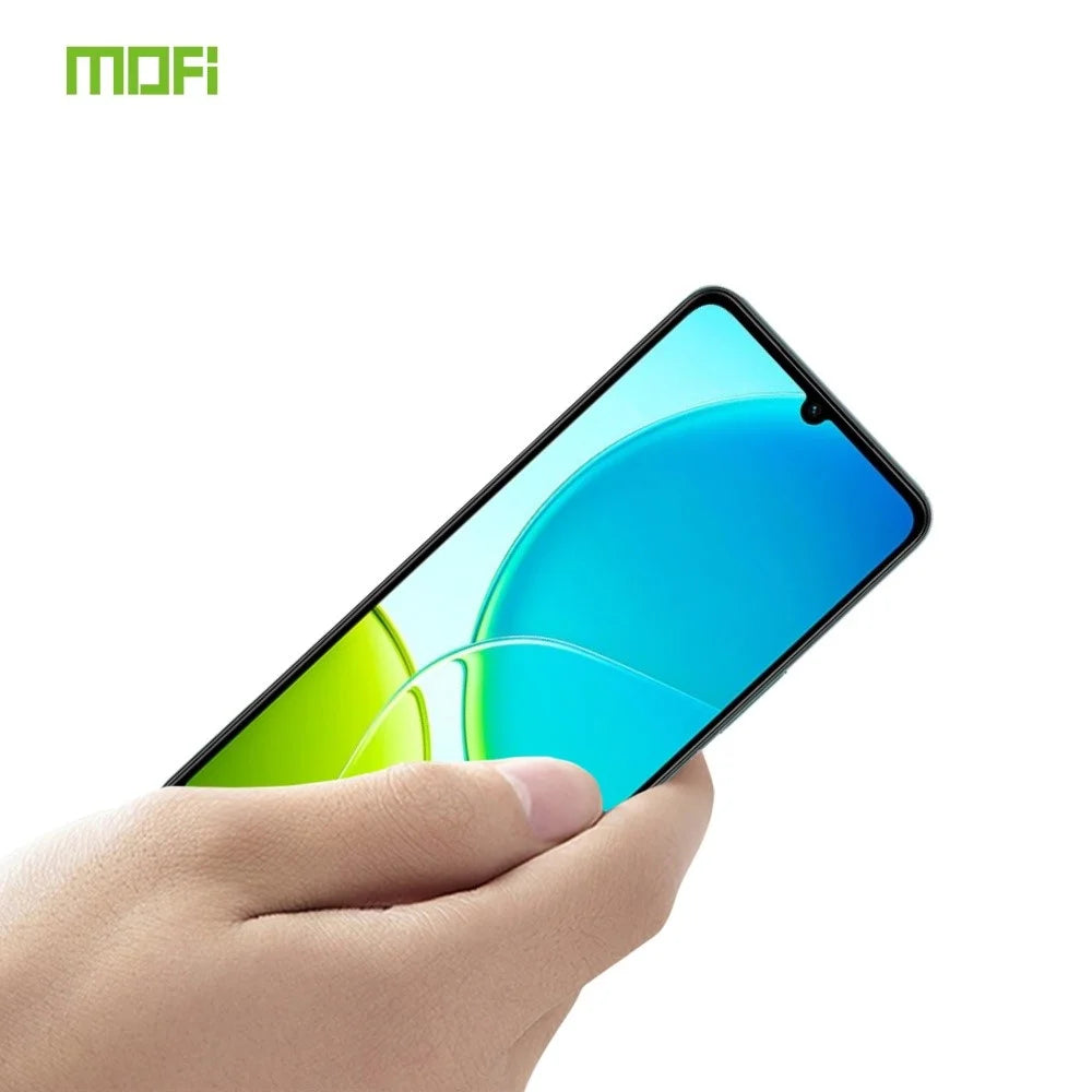MOFI For vivo Y04 4G / vivo Y29s 5G Screen Protector  9H Full Glue Full Coverage High Aluminum-Silicon Glass Film - Black - 2