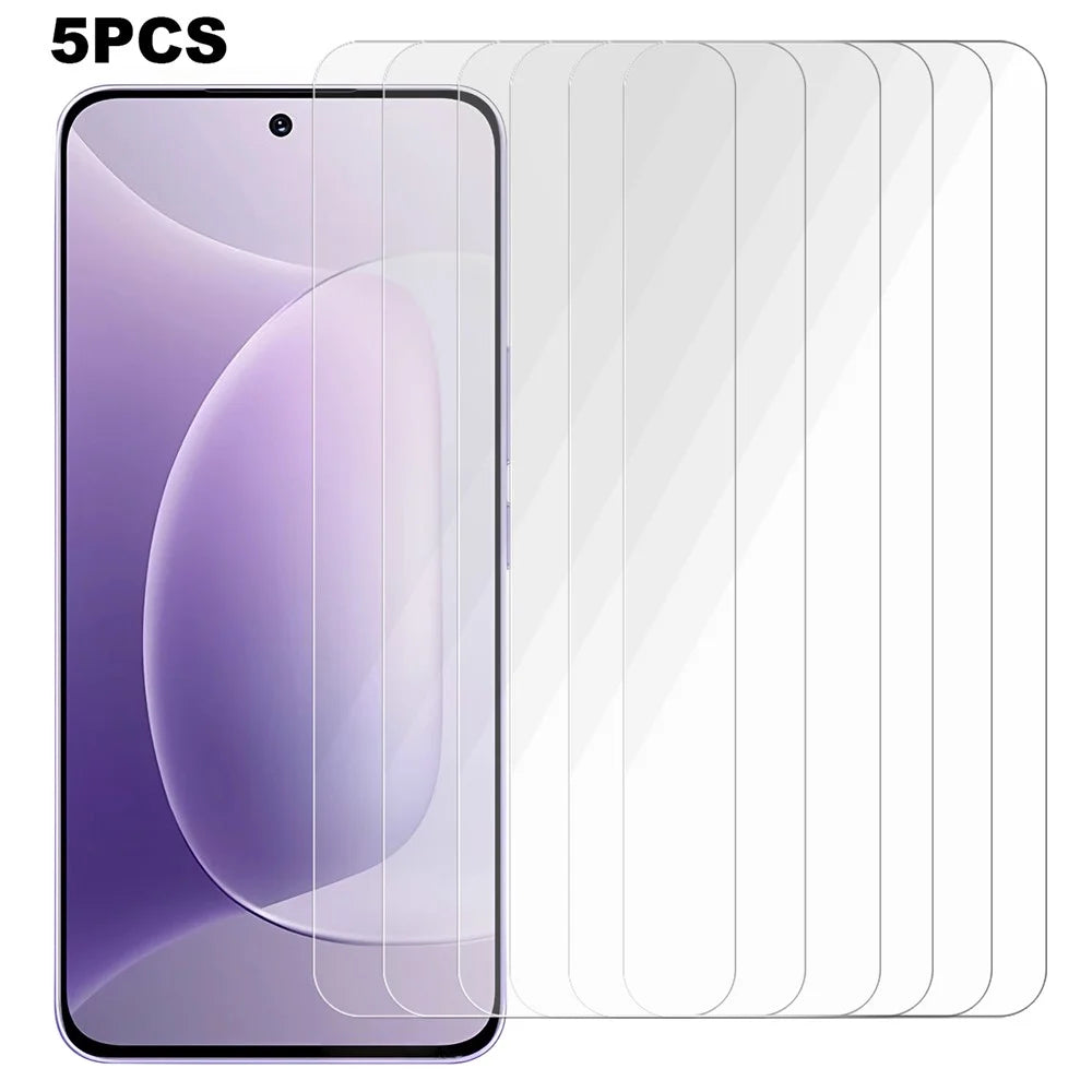 5Pcs For Honor 400 5G (Global) Screen Protector 0.3mm 2.5D Tempered Glass Clear Film - 1