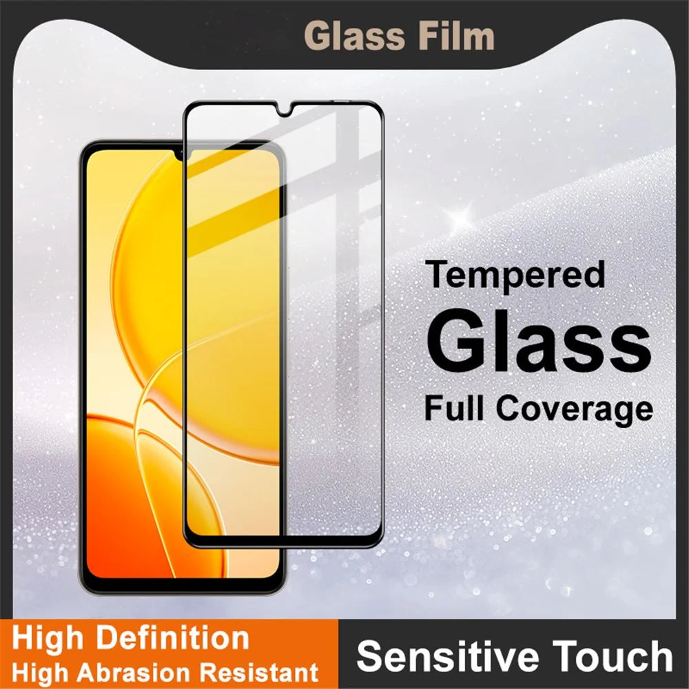 IMAK Pro+ Series For vivo T4 Lite 5G / Y19e 4G / Y19 5G / iQOO Z10 Lite 5G / Y29s 5G Tempered Glass Full Screen Protector Sensitive Touch Film - 3