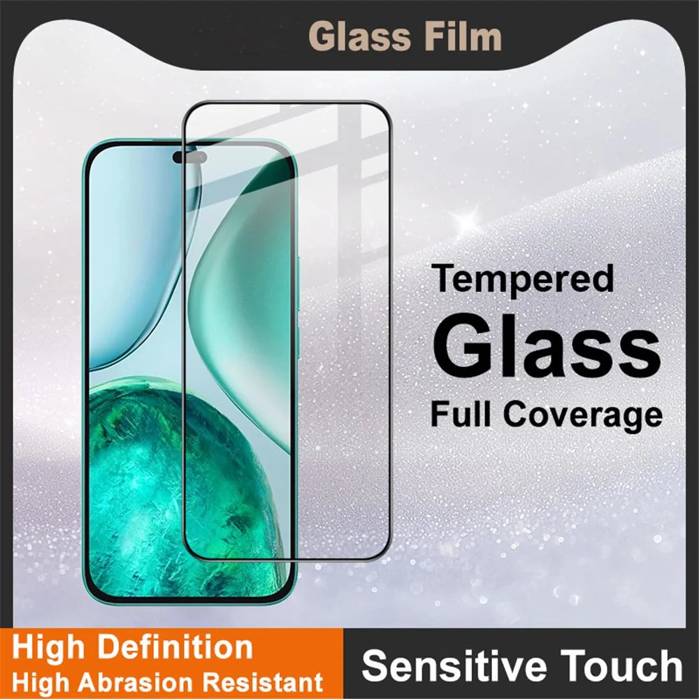 IMAK Pro+ Series For Honor X8c 4G Tempered Glass Full Screen Protector Sensitive Touch Film - 3