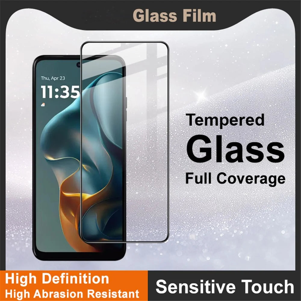 IMAK Pro+ Series For Motorola Moto G17 Power 4G / G17 4G / G15 4G / G15 Power 4G / G05 4G Tempered Glass Full Screen Protector Sensitive Touch Film - 3