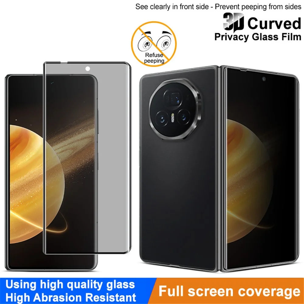 IMAK For Honor Magic V3 5G / Magic Vs3 5G Anti Spy Screen Protector Full Cover Tempered Glass Film - 3