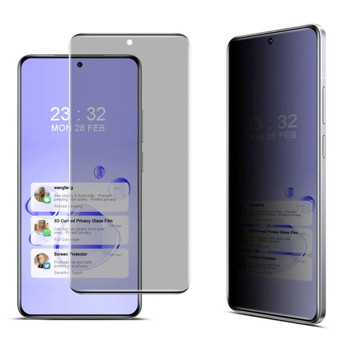 IMAK For Realme GT7 Pro Racing 5G Anti Spy Tempered Glass Screen Protector (No Edge Version) - 1