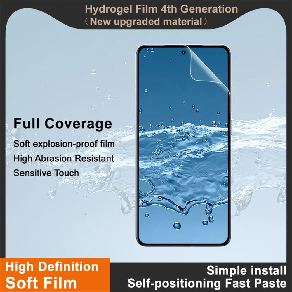IMAK Hydrogel Film 4th Gen for Realme GT7 Pro Racing 5G Full Screen Protector Ultra Clear Soft TPU Film - 3