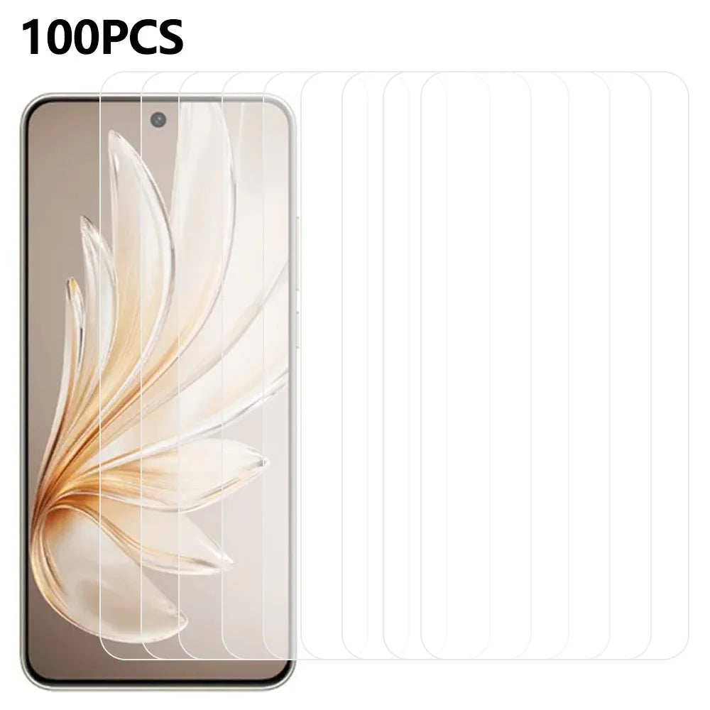 100Pcs For vivo S20 5G Screen Protector Anti-Scratch Tempered Glass Film (No Package, with Wipes Set, Dust-absorber, Guide Sticker) - 1