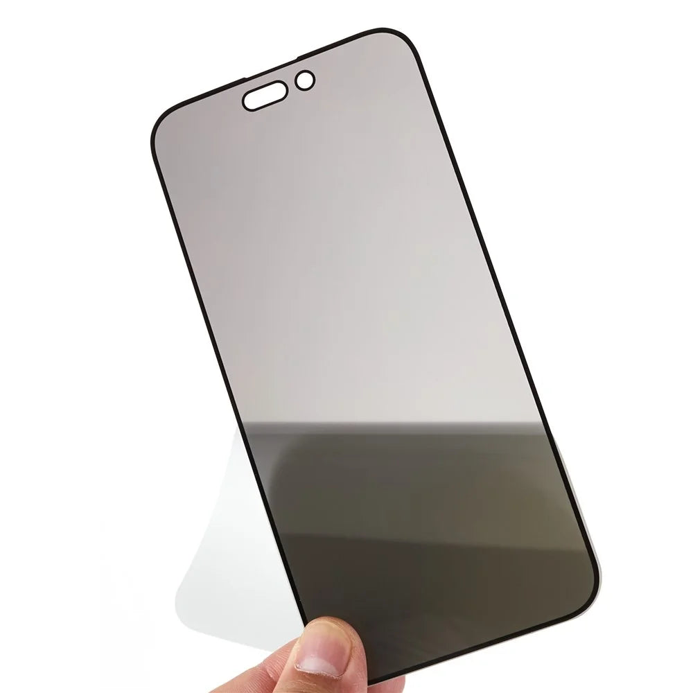 For iPhone 14 Pro Max Privacy Screen Protector Full Cover Anti-Spy Dark Tempered Glass Anti-Scratch Screen Film Guard - 6