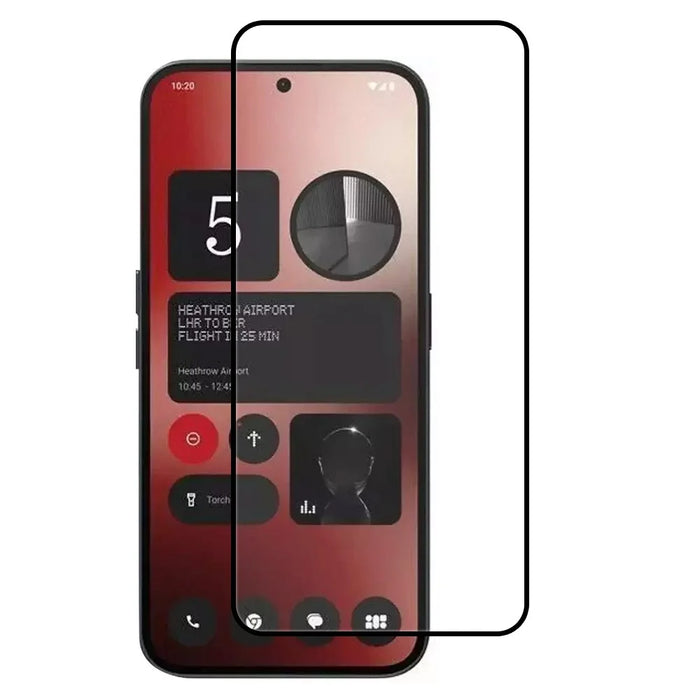 For Nothing Phone (3a) Pro / Phone (3a) Screen Protector Silk Printing Full Glue HD Clear Screen Film - 1