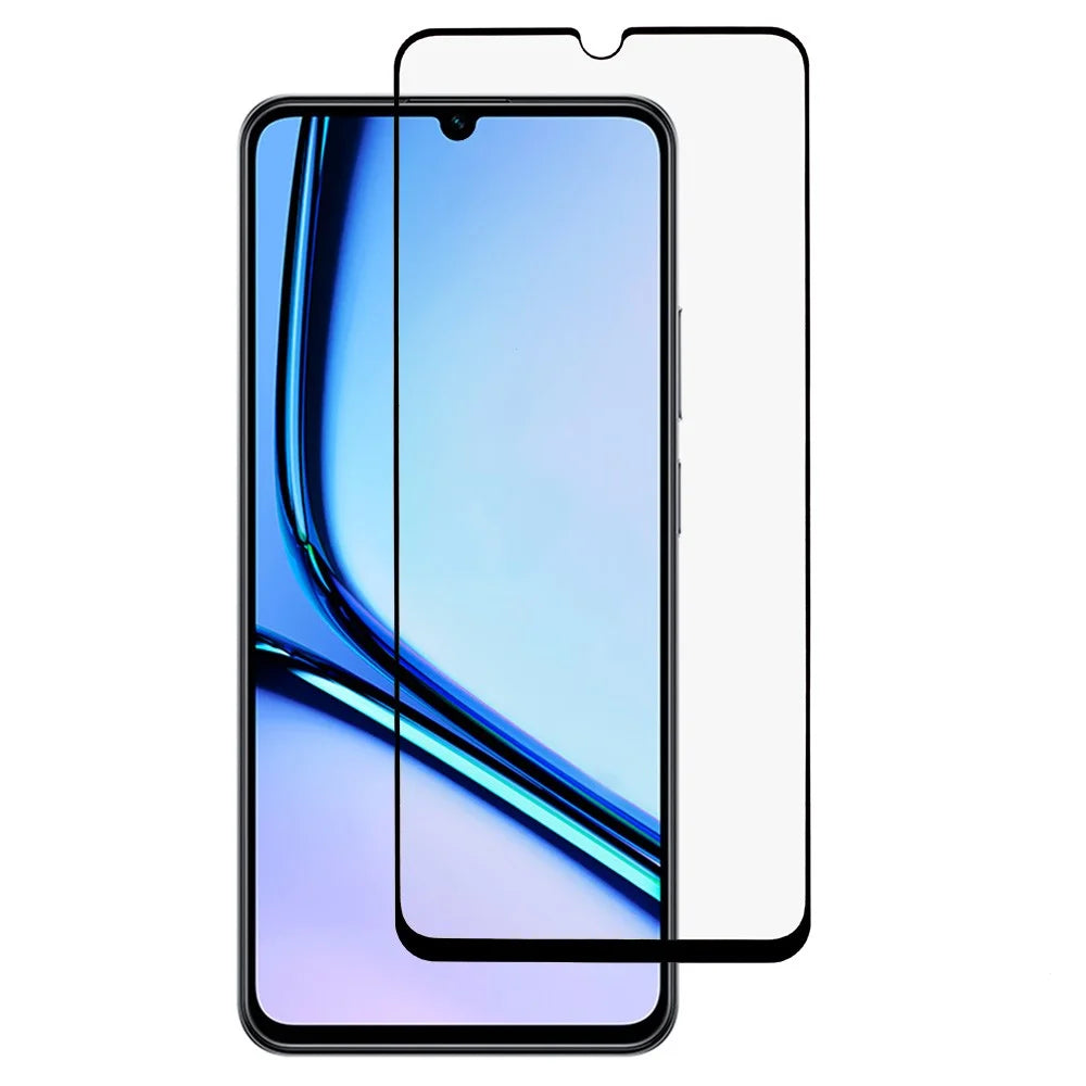 Screen Protector For Realme Note 60x 4G / C61 4G / C61 (India) 4G Silk Printing Full Glue HD Clear Screen Film - 1