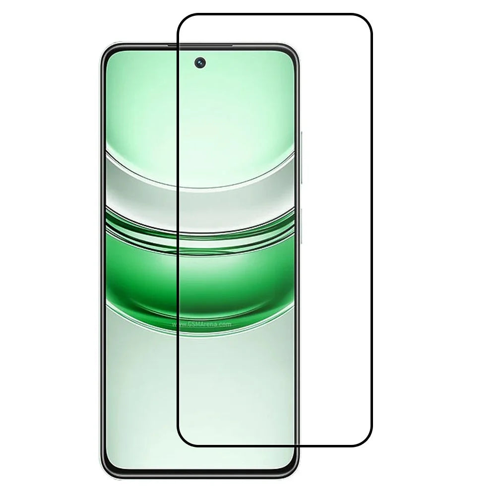 For Realme 14x 5G / C75x Screen Protector Silk Printing Full Glue HD Clear Screen Film - 1
